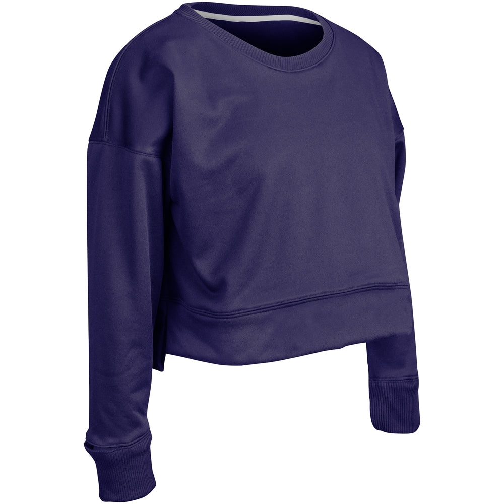 CHAMPRO SPORTSWEAR LINEUP FLEECE WOMEN'S CROP CREW