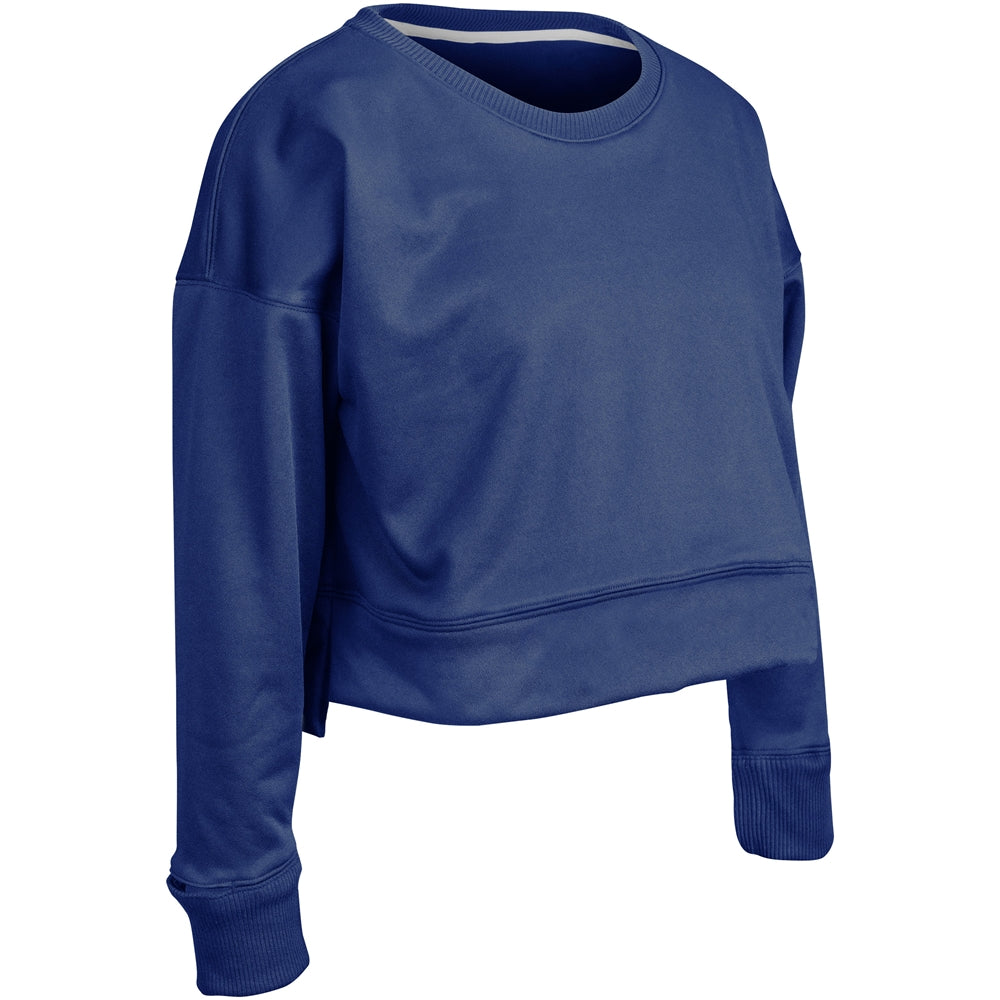 CHAMPRO SPORTSWEAR LINEUP FLEECE WOMEN'S CROP CREW
