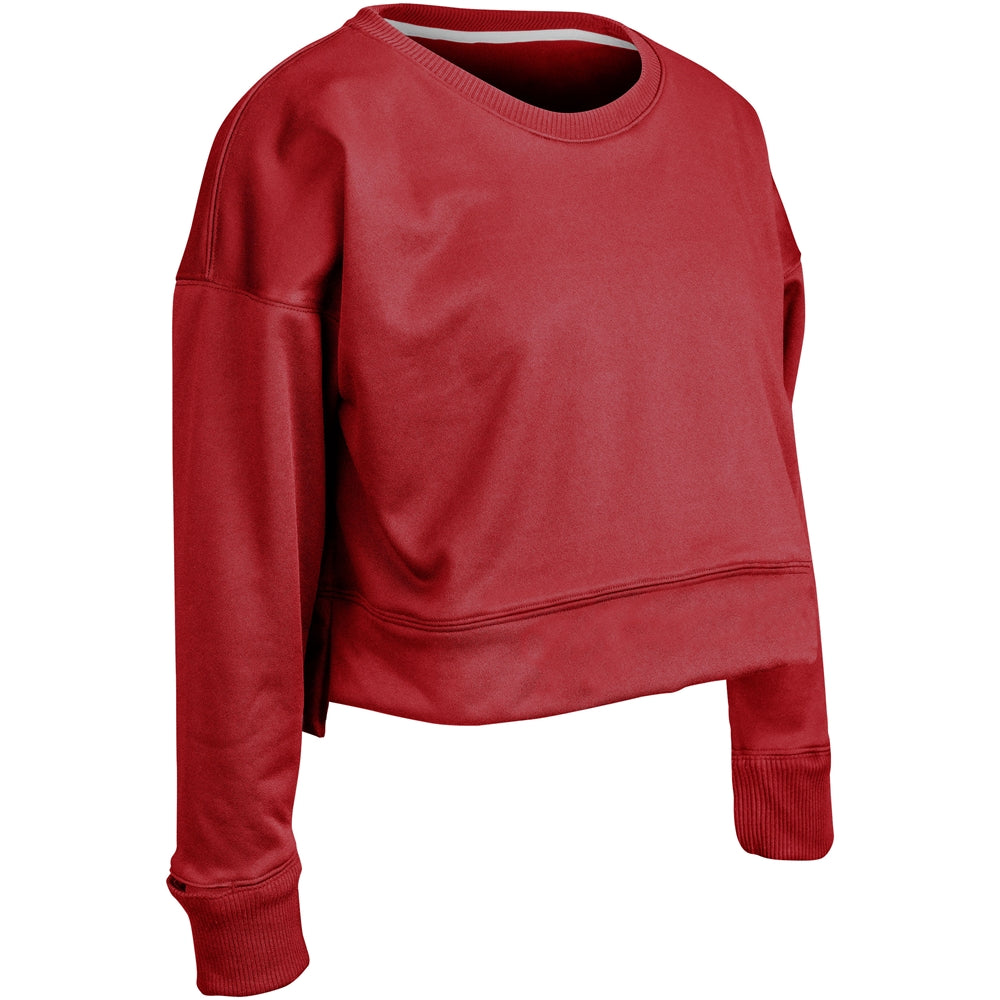 CHAMPRO SPORTSWEAR LINEUP FLEECE WOMEN'S CROP CREW