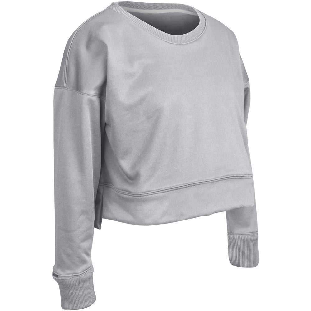 CHAMPRO SPORTSWEAR LINEUP FLEECE WOMEN'S CROP CREW