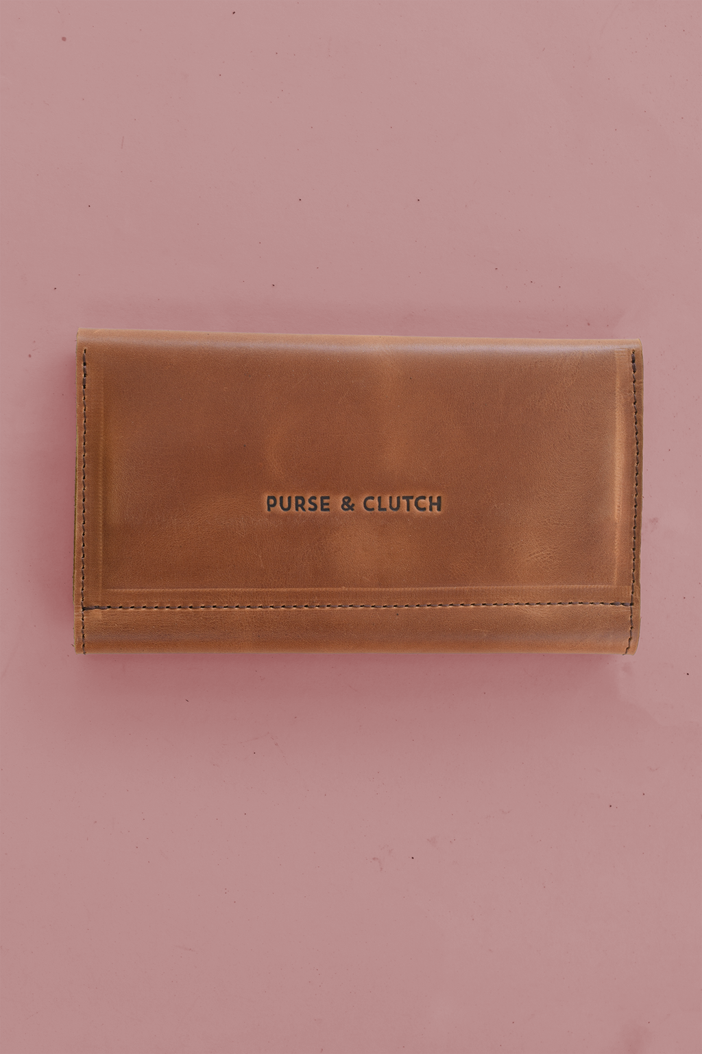 Fold Over Leather Wallet