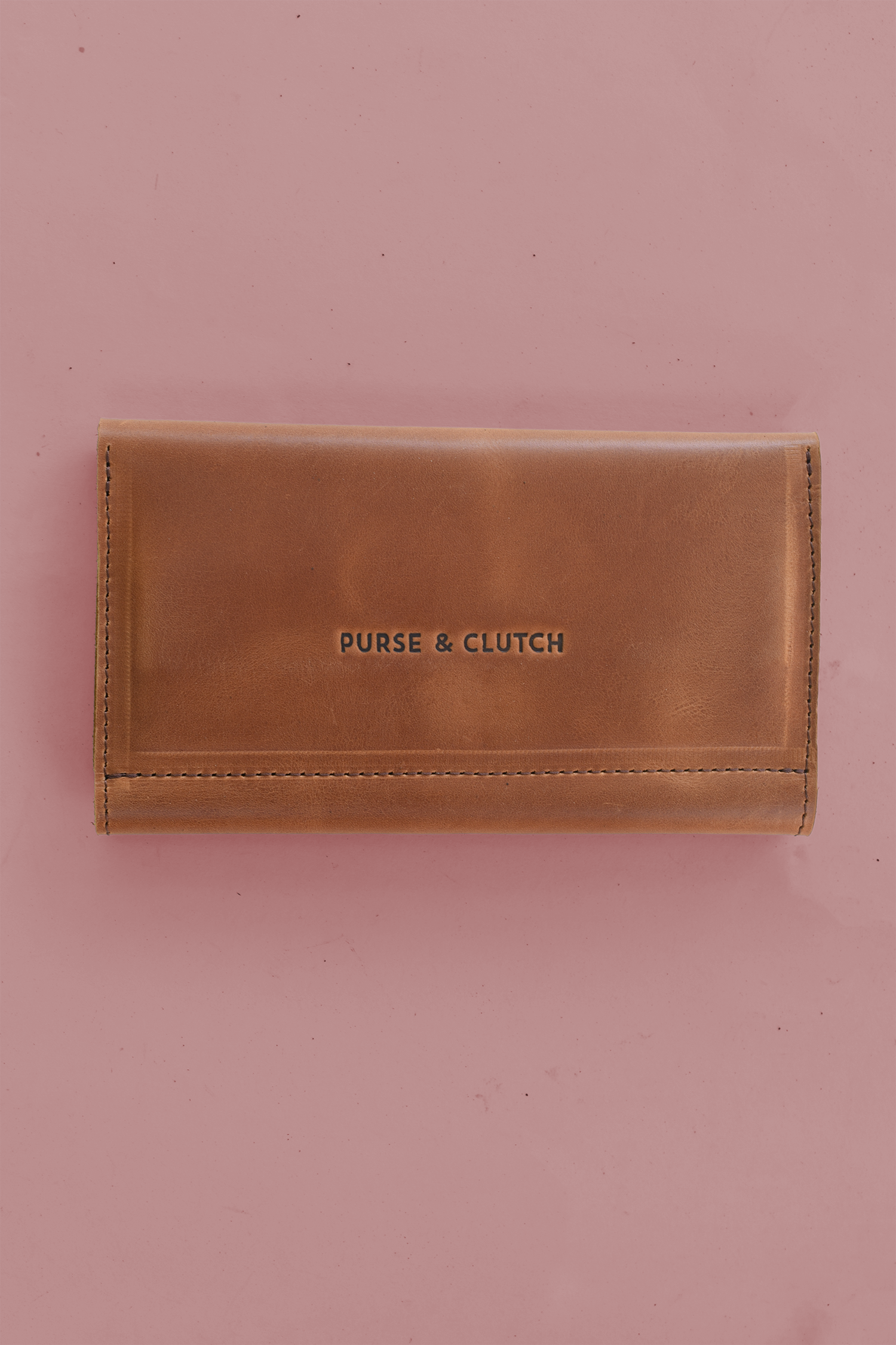 Fold Over Leather Wallet