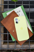 Fold Over Leather Wallet