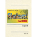 Vintage Lined Notebook Greetings from Elmhurst, Illinois - Paperback