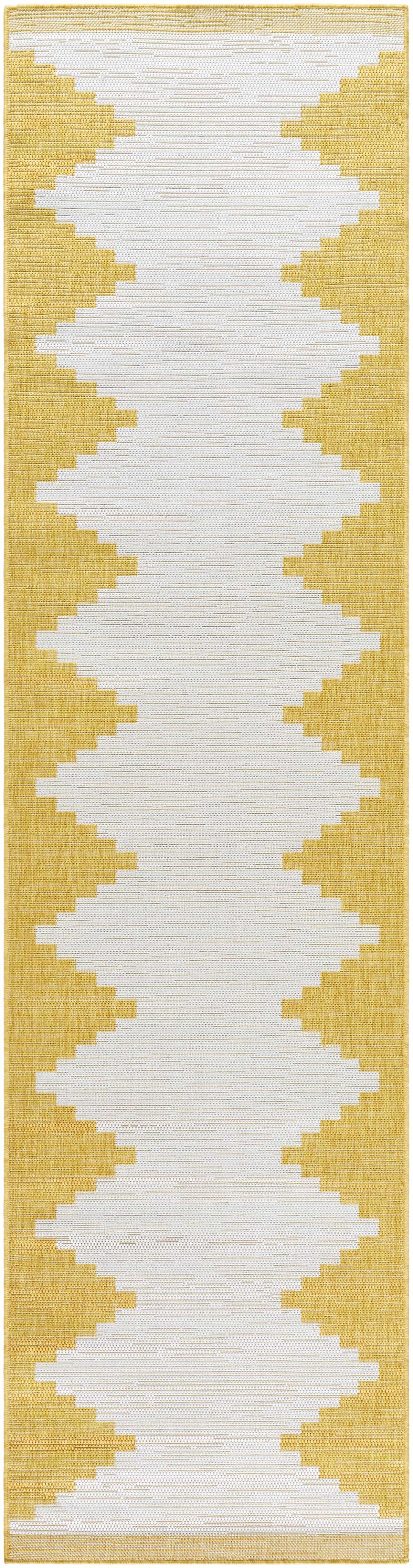 Djugun Yellow Outdoor Rug - Clearance