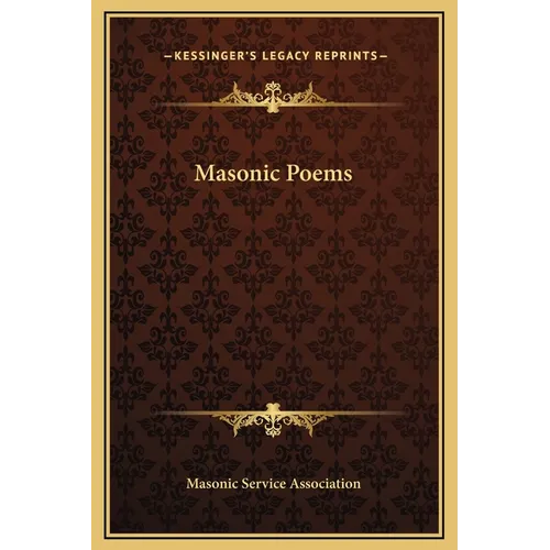 Masonic Poems - Hardcover