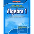 Algebra 1 Study Guide and Intervention Workbook - Paperback