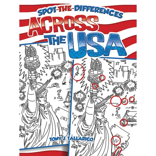 Spot-The-Differences Across the USA - Paperback