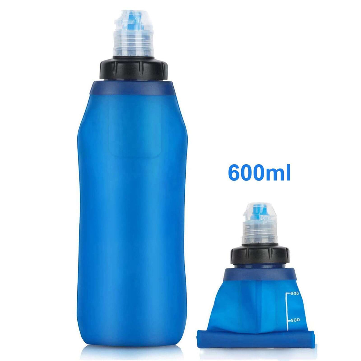 Collapsible Water Filter Bottle – 600 ml HygieniSafe®