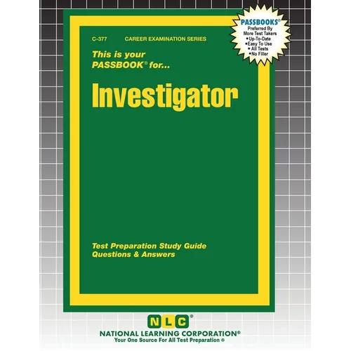 Investigator - Paperback