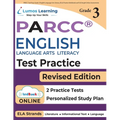 PARCC Test Prep: Grade 3 English Language Arts Literacy (ELA) Practice Workbook and Full-length Online Assessments: PARCC Study Guide - Paperback