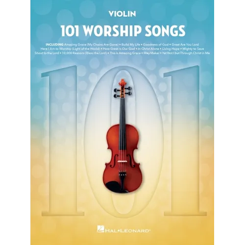 101 Worship Songs for Violin - Paperback