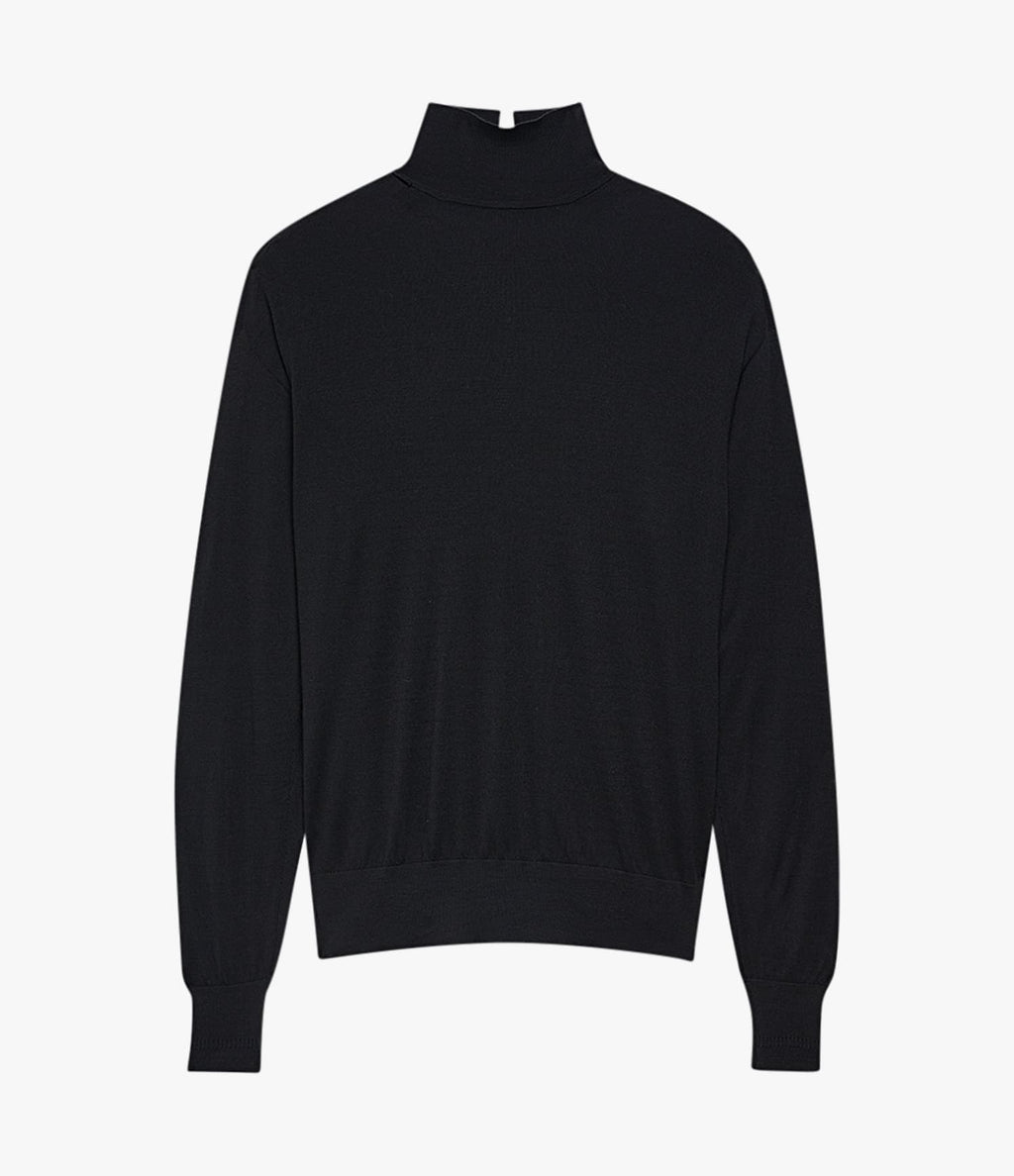 Featherweight Turtleneck | Black