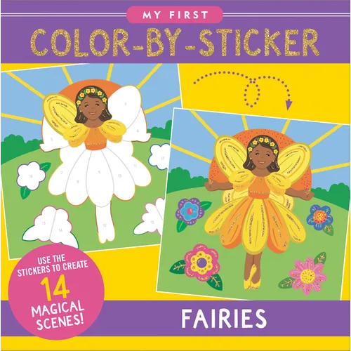 My First Color-By-Sticker Book - Fairies - Paperback