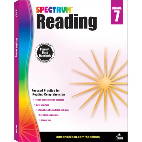 Spectrum Reading Workbook, Grade 7: Volume 105 - Paperback
