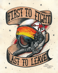First to Fight, Last to Leave - Pilot Helmet