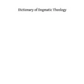 Dictionary of Dogmatic Theology - Paperback
