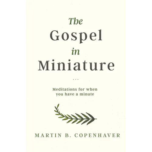 The Gospel in Miniature: Meditations for When You Have a Minute - Paperback