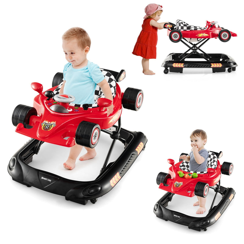 Convertible Baby Walker with 3 Adjustable Height Settings