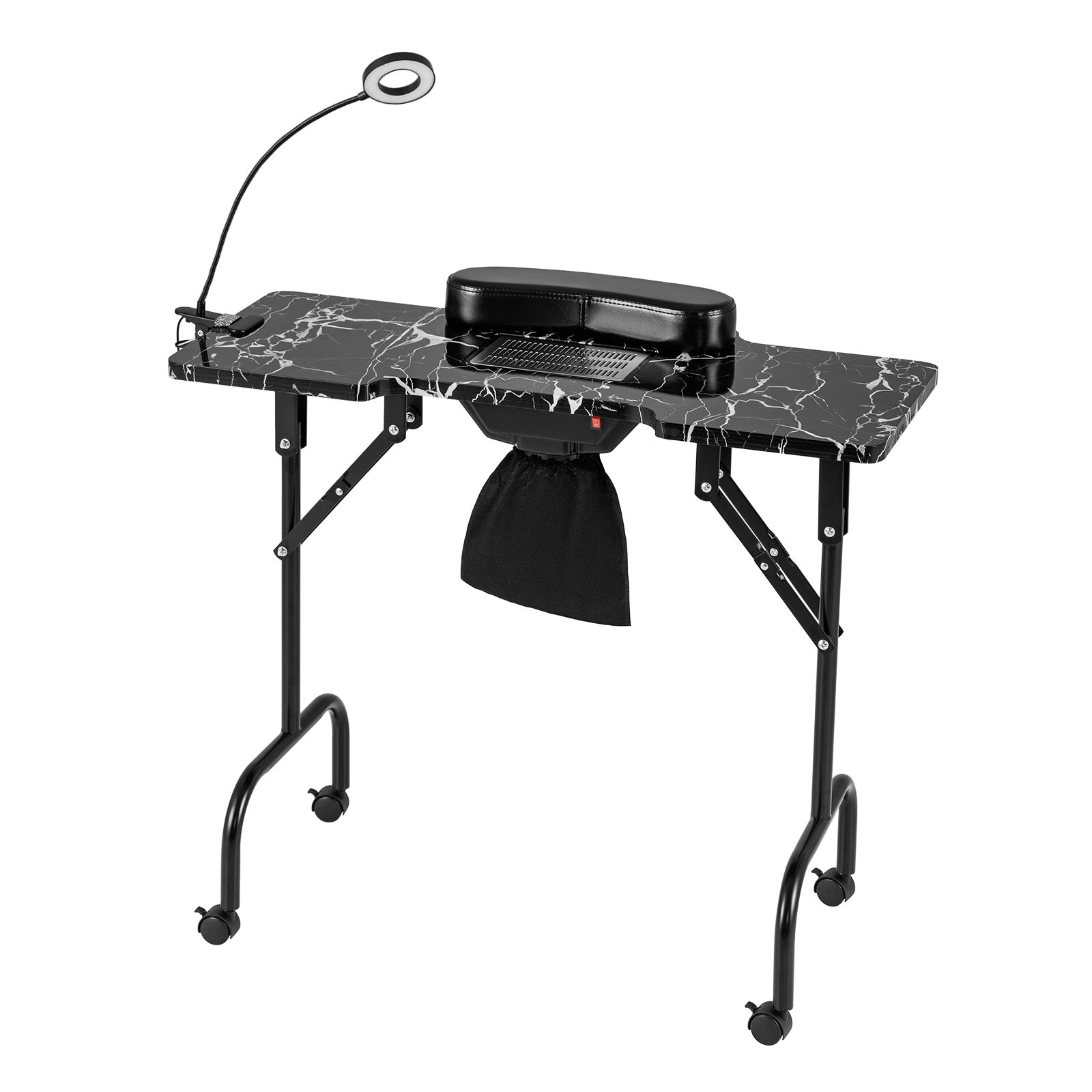 Folding Manicure Nail Table with Electric Dust Collector