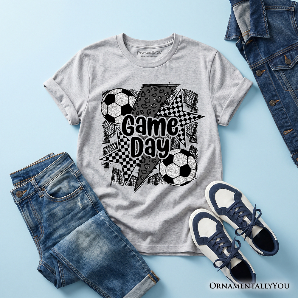 Kids Soccer Game Day T-Shirt, Coquette Sports Youth Tee