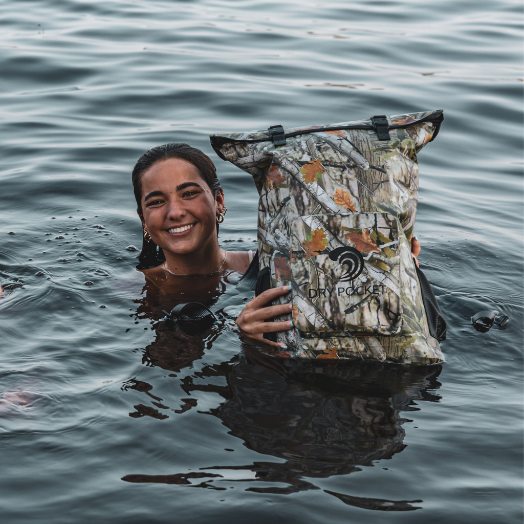 Waterproof Floating Backpack Dry Bag - Forest Camo