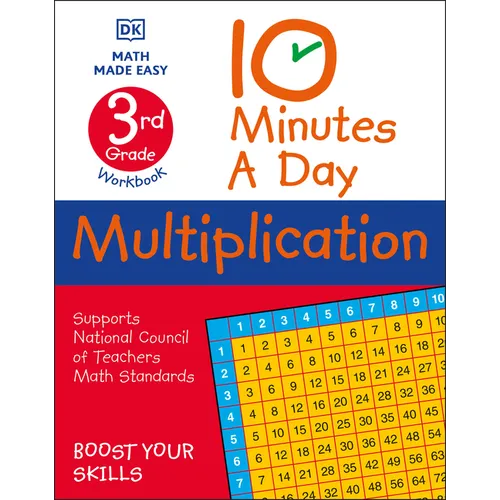 10 Minutes a Day Multiplication, 3rd Grade - Paperback