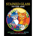Adults Coloring Book: Stained Glass Pattern Book - Paperback