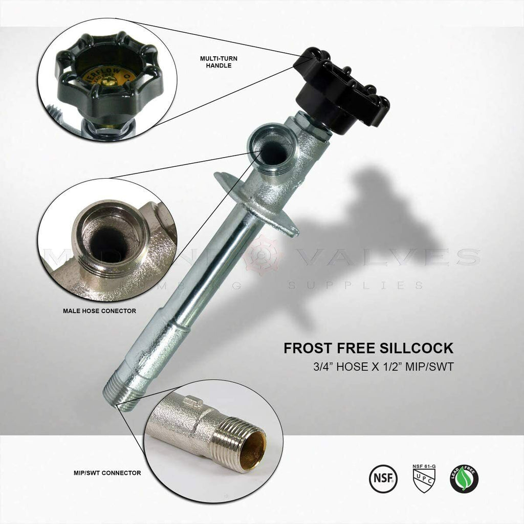 Frost Free Sillcock 10'