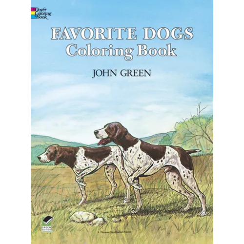 Favorite Dogs Coloring Book - Paperback