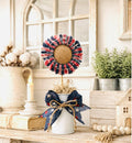 Patriotic Fabric Flower