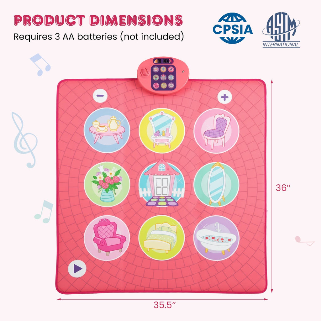 Fun Dance Mat for Kids Dance Pad Game Toy