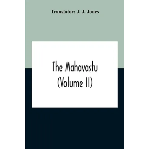 The Mahavastu (Volume II) - Paperback