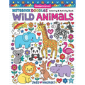 Notebook Doodles Wild Animals: Coloring & Activity Book - Paperback