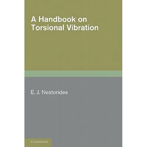A Handbook on Torsional Vibration - Paperback