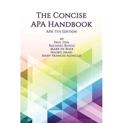 Concise APA Handbook - Hardcover