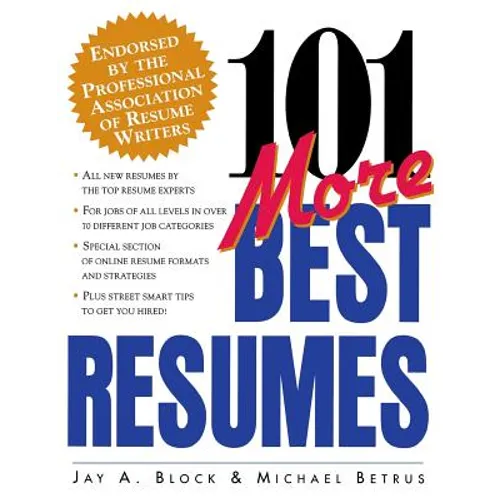 101 More Best Resumes - Paperback