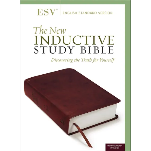 The New Inductive Study Bible (Esv, Milano Softone, Burgundy) - Imitation Leather