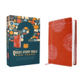 Niv, Quest Study Bible for Teens, Leathersoft, Coral, Comfort Print: The Question and Answer Bible - Imitation Leather