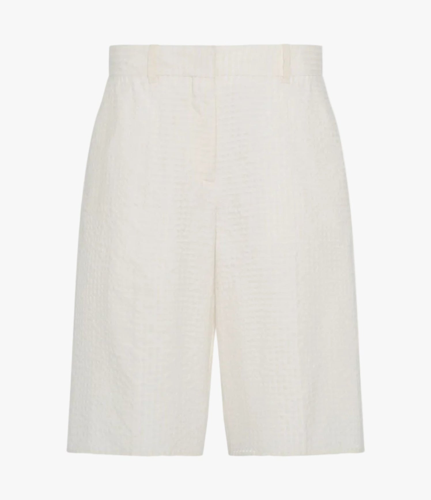 Gingham Bermuda Short | Off White
