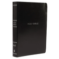 NKJV, Reference Bible, Center-Column Giant Print, Leather-Look, Black, Red Letter Edition, Comfort Print - Imitation Leather