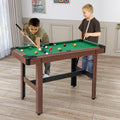 48 Inch Pool Wooden Game Table with Full Set of Ballsfor Kids and Adults