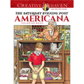 Creative Haven the Saturday Evening Post Americana Coloring Book - Paperback