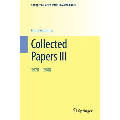 Collected Papers III: 1978-1988 - Paperback