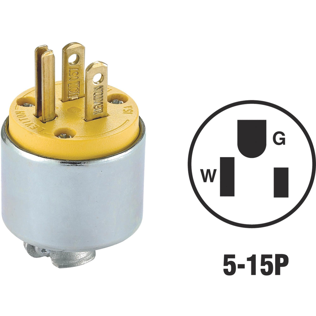 GROUNDING PLUG 15A 3WIRE