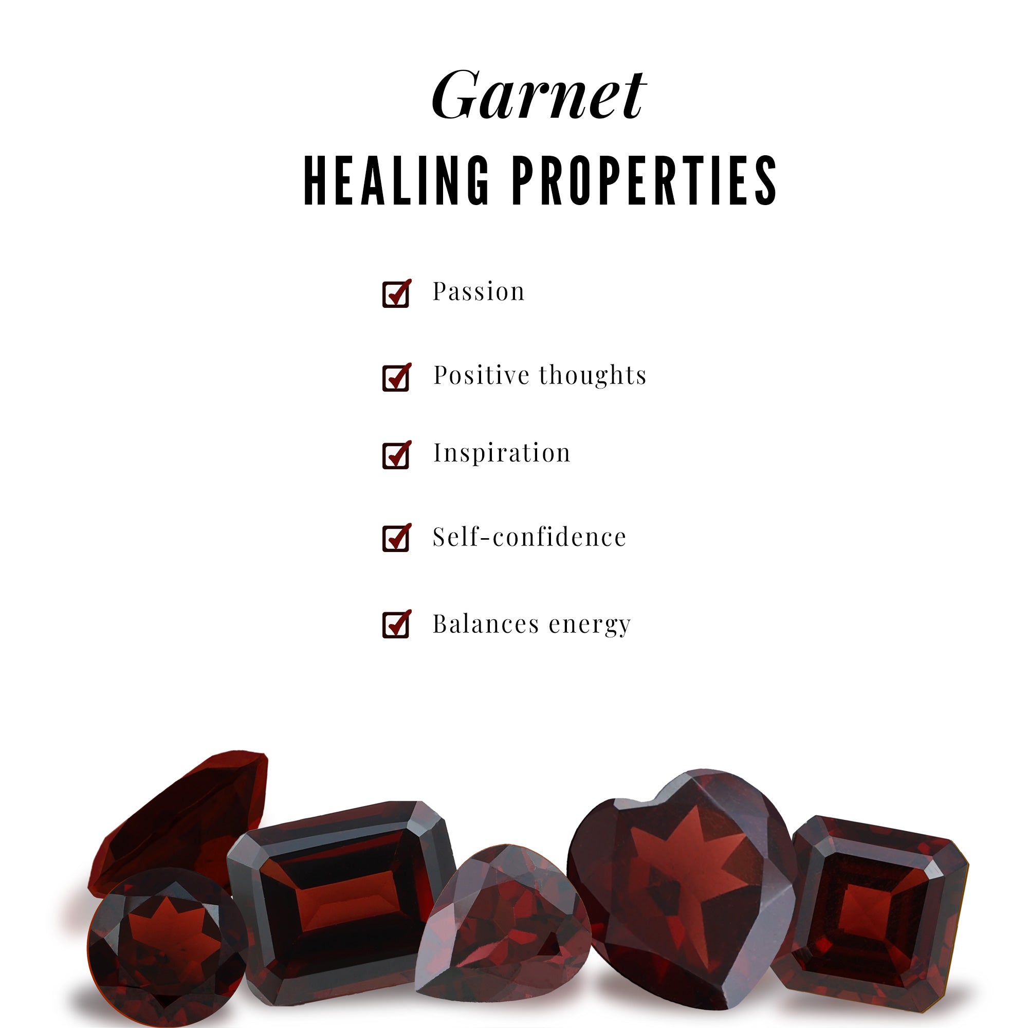 Vintage Inspired Garnet Emerald Cut Engagement Ring with Diamond Halo