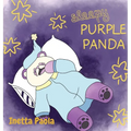 Sleepy Purple Panda - Hardcover
