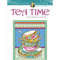 Creative Haven Tea Time Coloring Book - Paperback