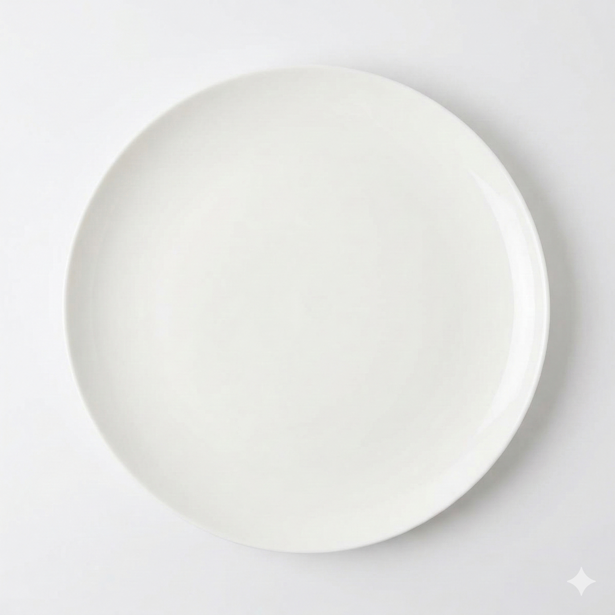 Angelic White Dinner Plates-Set Of 4