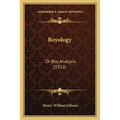 Boyology: Or Boy Analysis (1922) - Paperback